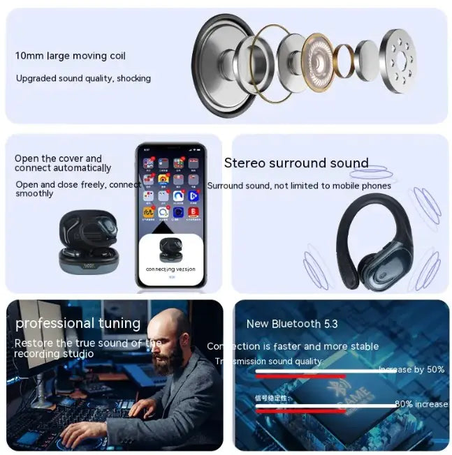 KV SmartSport Noise-Cancelling Wireless Earphones