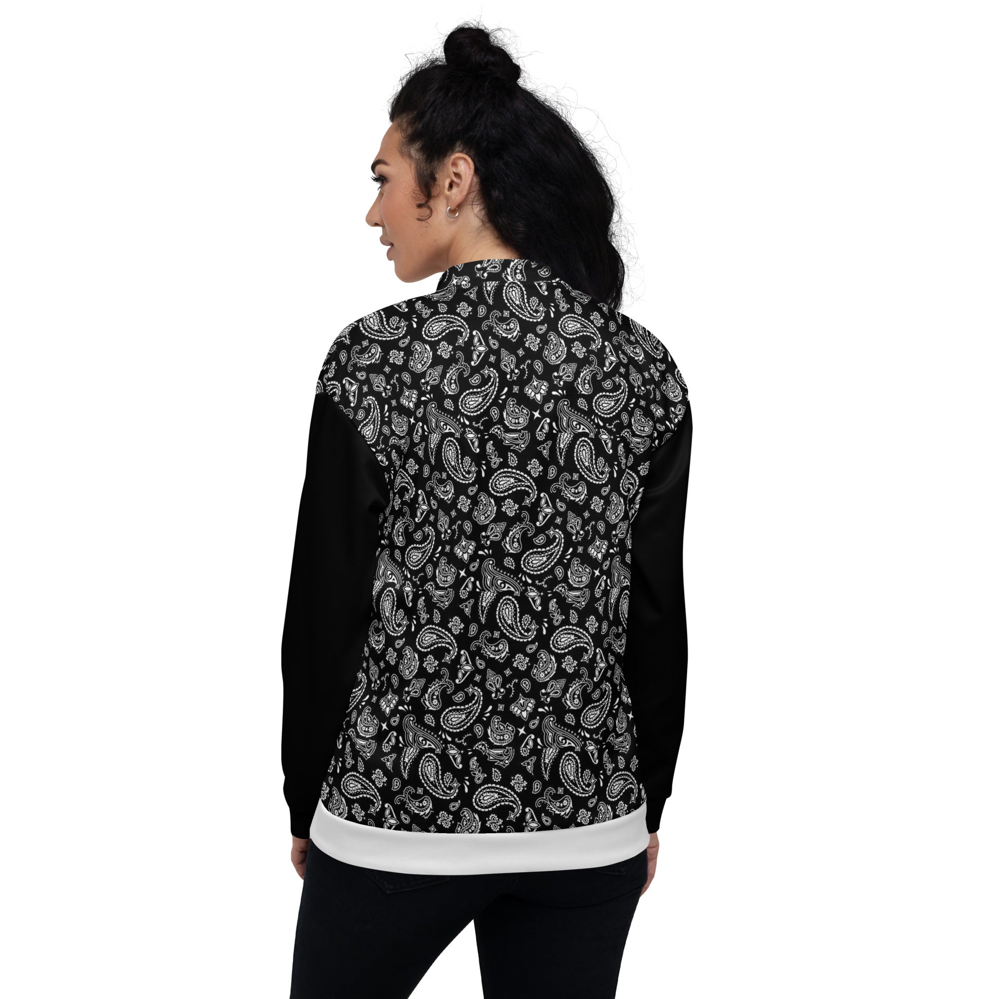 KV Unisex Bomber Blk/Wht