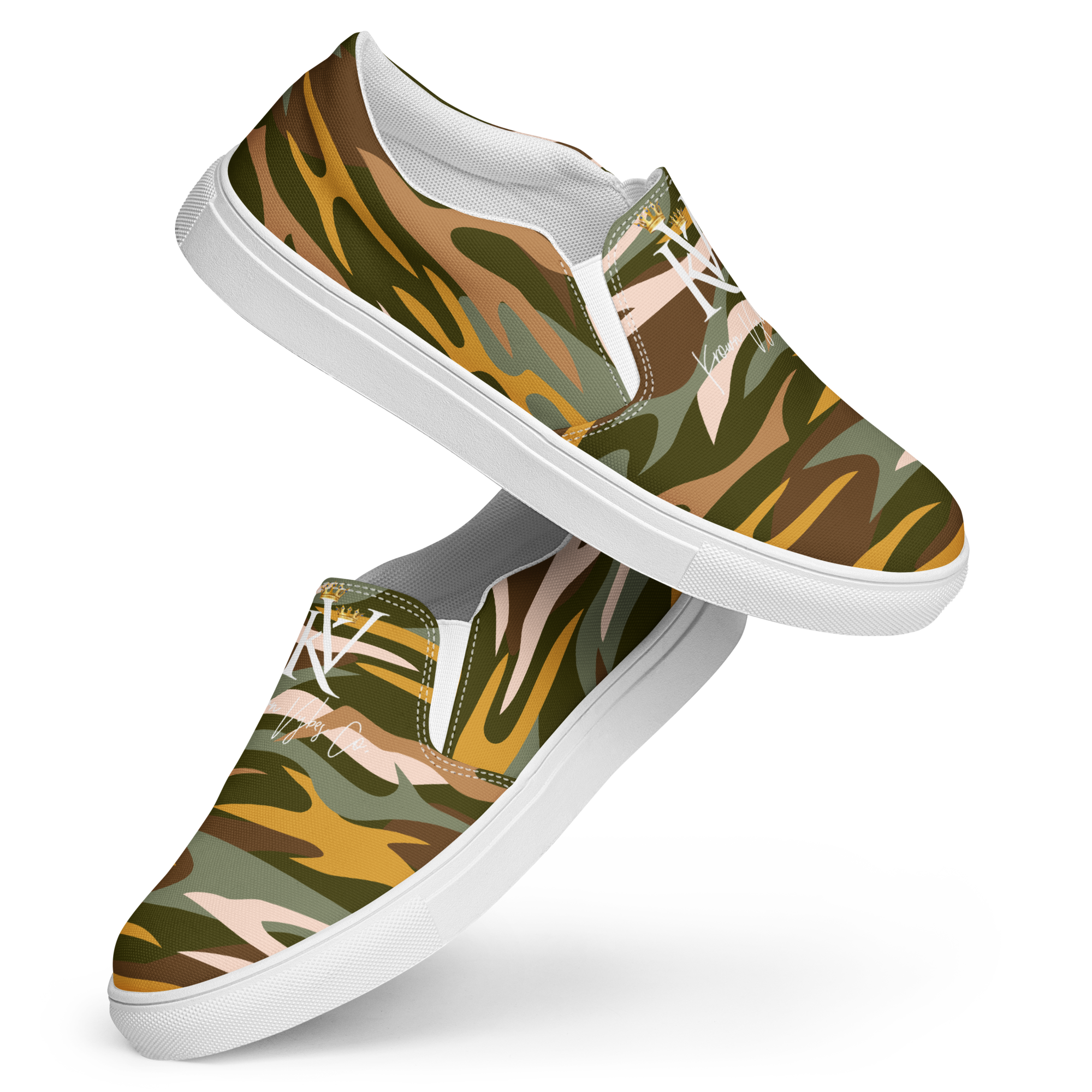 KV Camo slip-ons