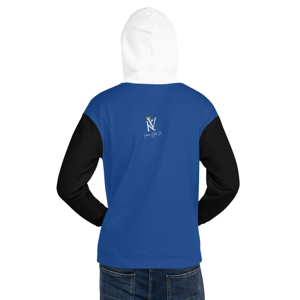 KV Blue/Black/White Unisex Hoodie