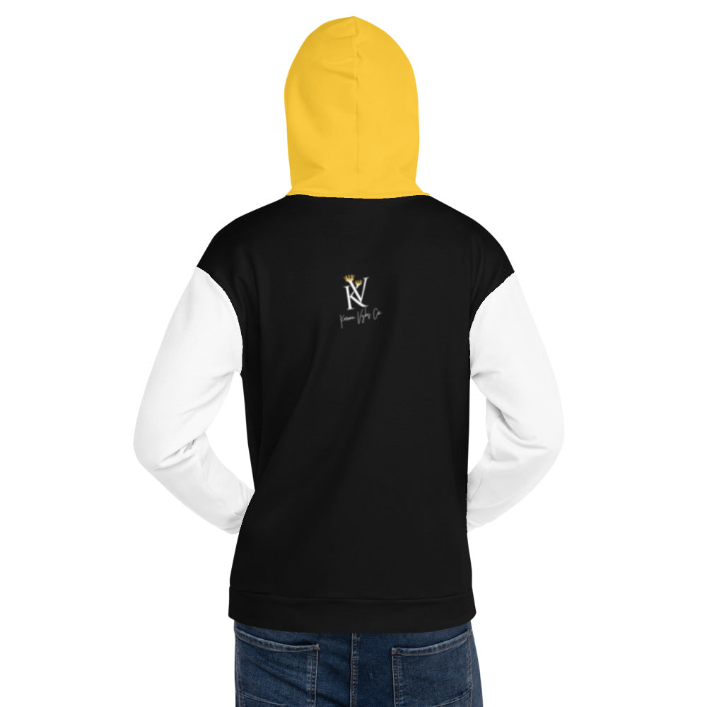 KV Black/White/Gold Unisex Hoodie