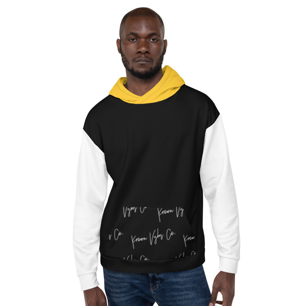 KV Black/White/Gold Unisex Hoodie