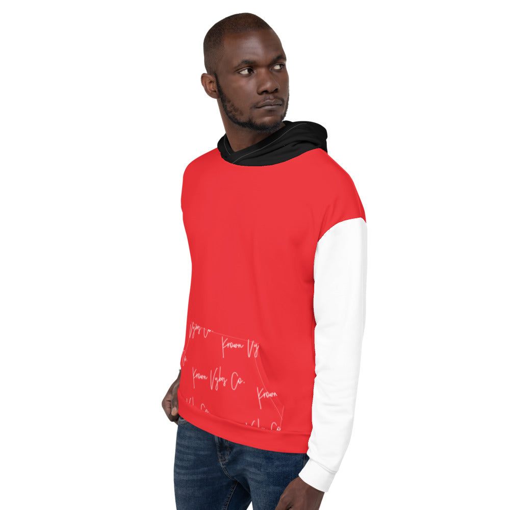 KV Red/White/Black Unisex Hoodie