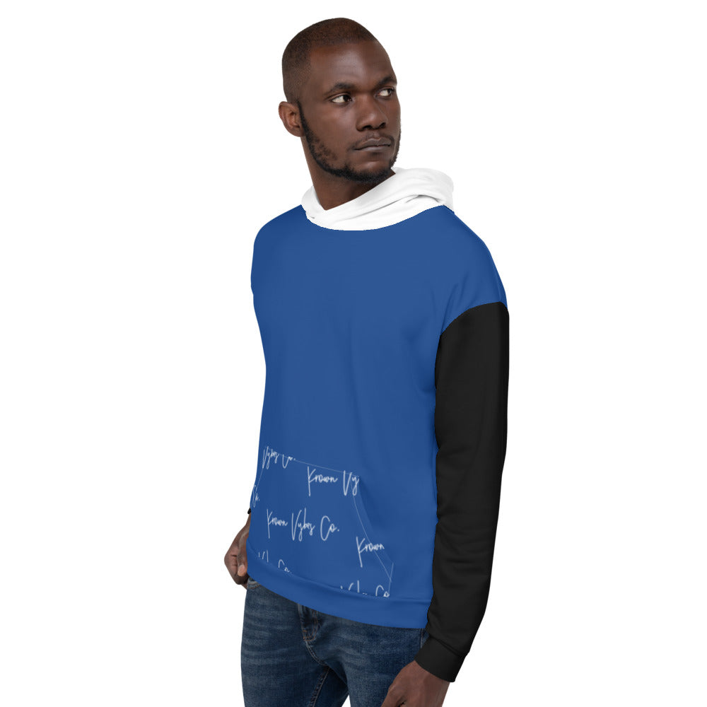 KV Blue/Black/White Unisex Hoodie