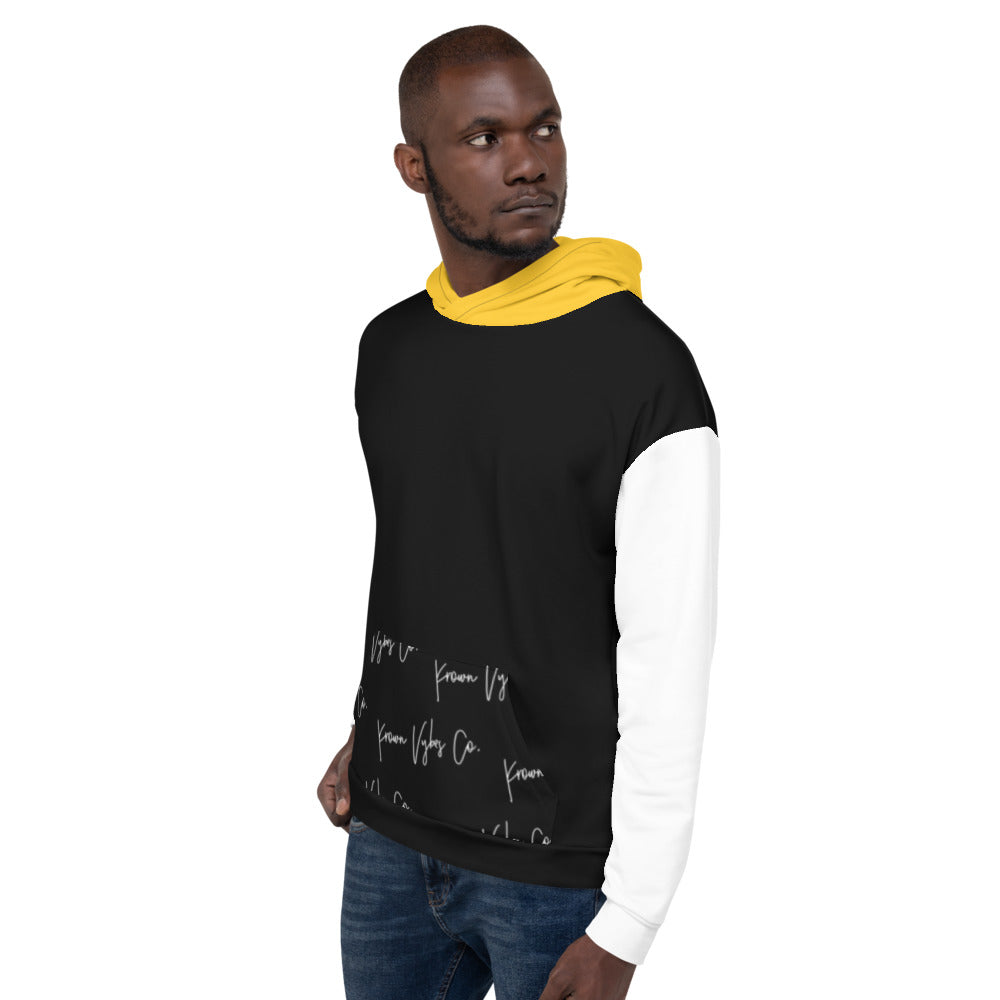 KV Black/White/Gold Unisex Hoodie