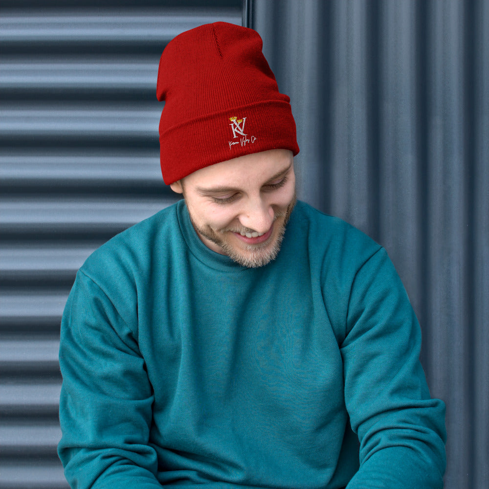 KV Embroidered Beanie